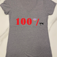 100% Poi Doi Women's V Neck